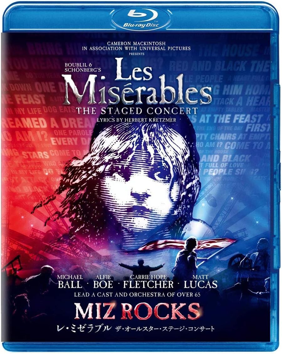 Les Miserables The All-Star Stage Concert Blu-ray From Japan NEW