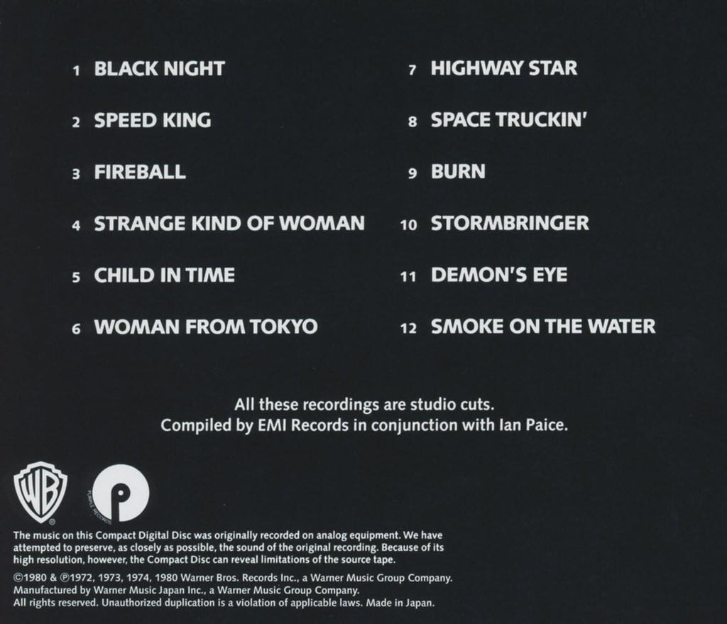 Deep Purple Deepest Purple SHM-CD Japan Music CD NEW