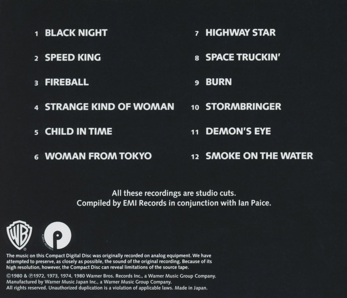 Deep Purple Deepest Purple SHM-CD Japan Music CD NEW