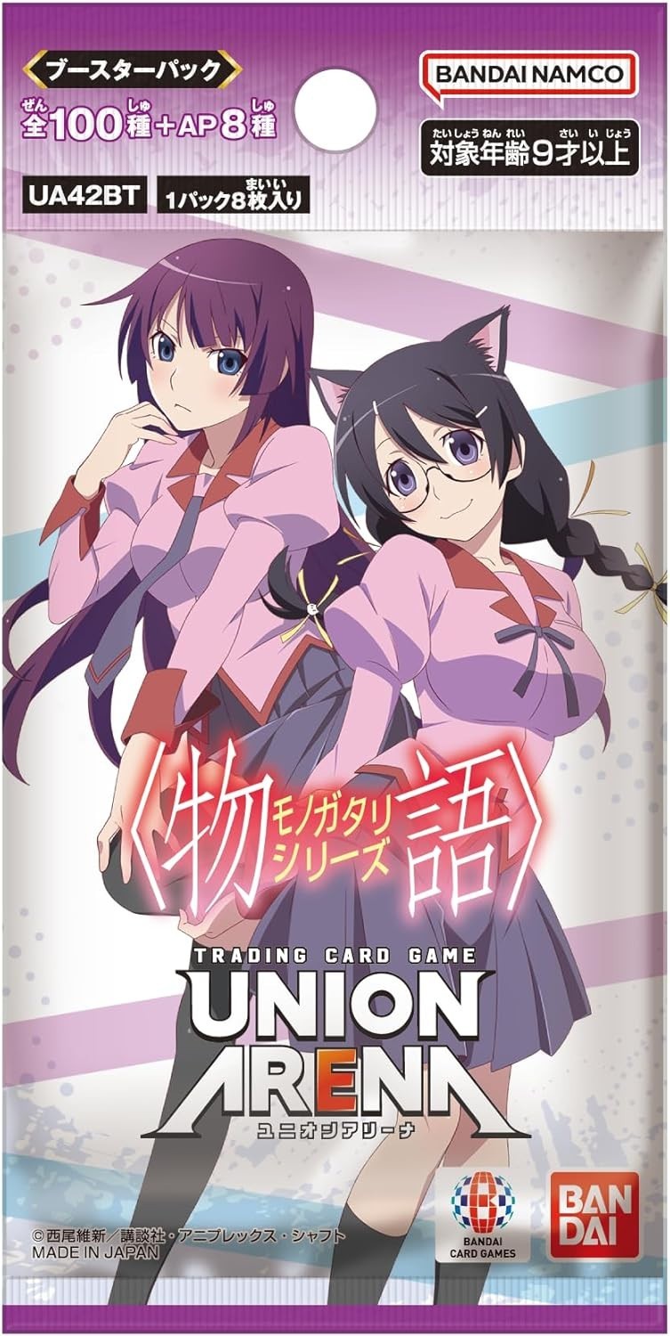 BANDAI Union Arena Booster Pack (Monogatari) Series UA42BT (Box) 16 Packs NEW