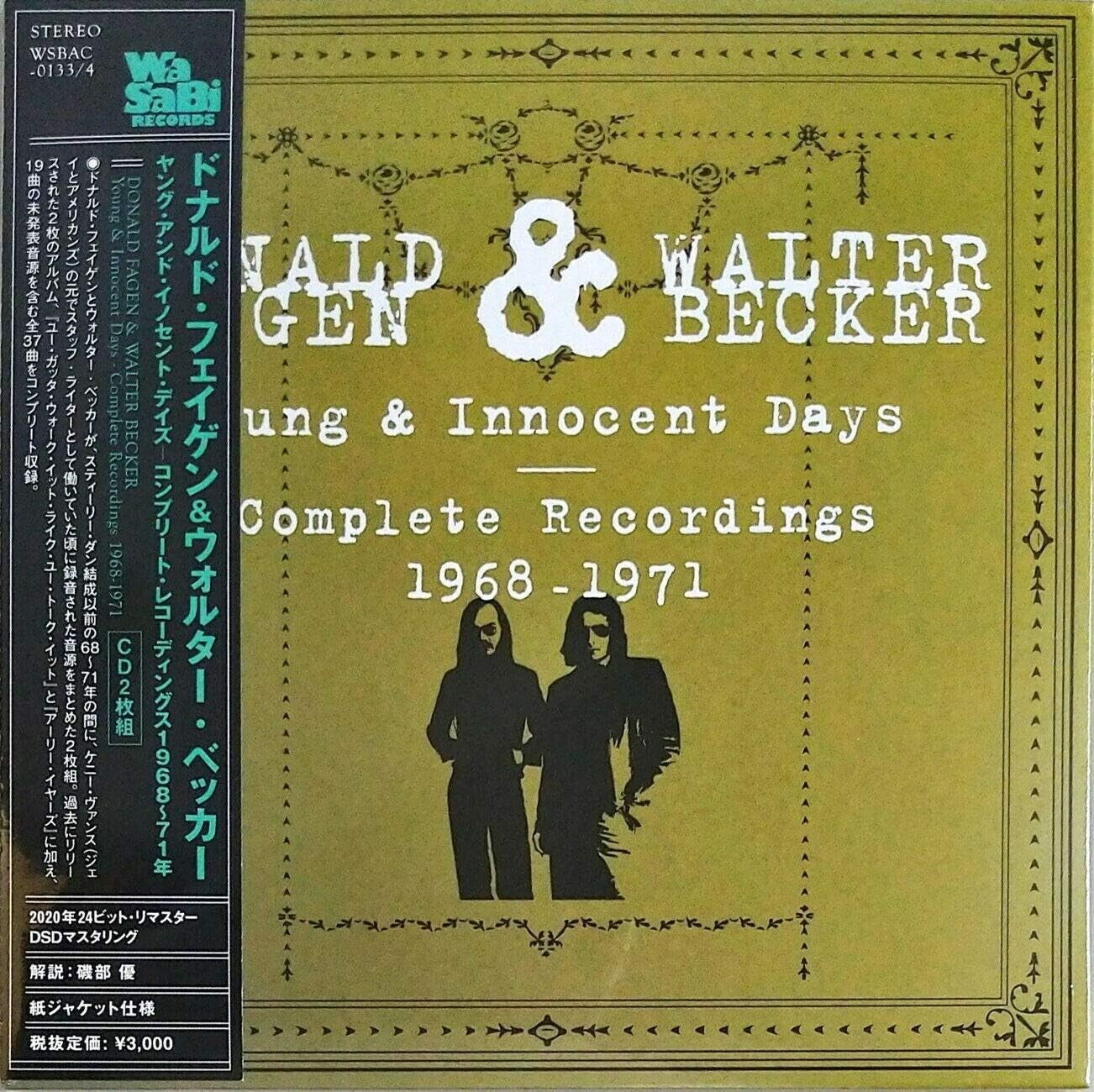 DONALD FAGEN & WALTER BECKER-YOUNG & INNOCENT DAYS-JAPAN 2 Paper Sleeve CD NEW