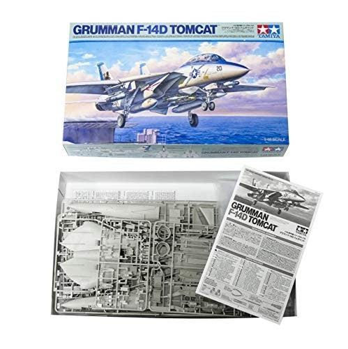 Tamiya 61118 1/48 Grumman F-14D Tomcat Plastic Model Airplane Kit New