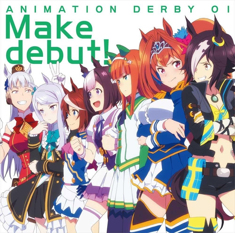 CD New TV Anime Uma Musume Pretty Derby OP: ANIMATION DERBY 01 Make debut!