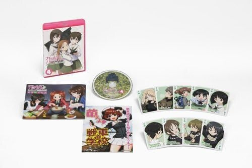 GIRLS und PANZER Vol. 4 Blu-ray Booklet Limited Edition Japan New