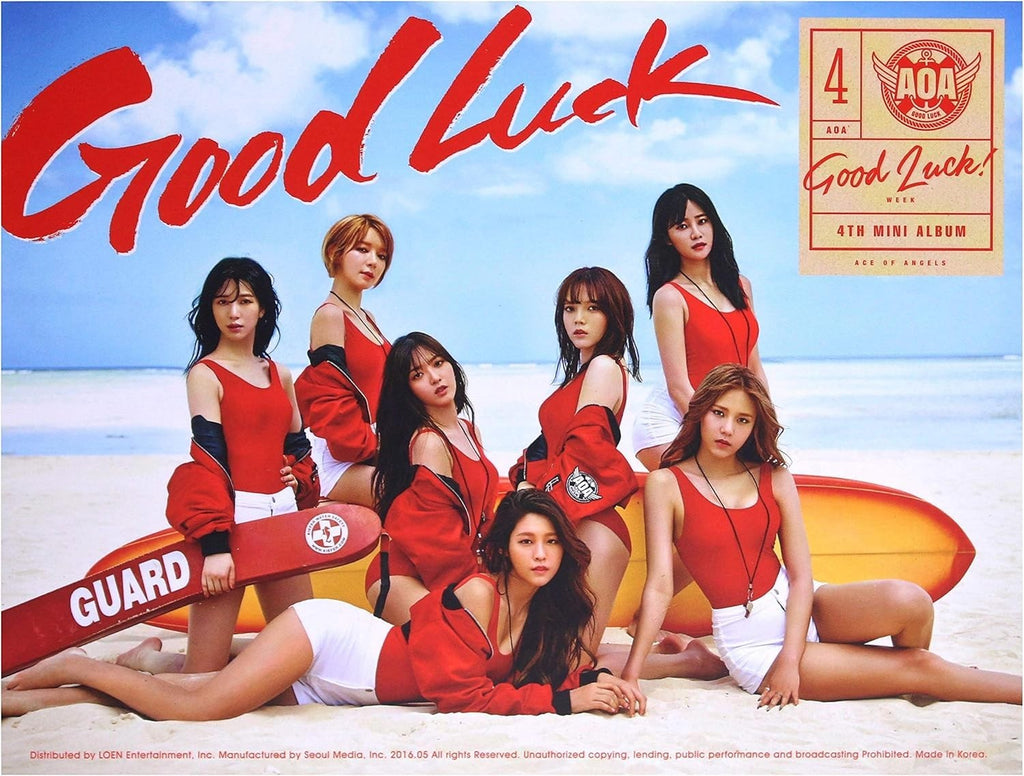 AOA 4th Mini Album-Good Luck Week A Version CD + PHOTOCARD NEW