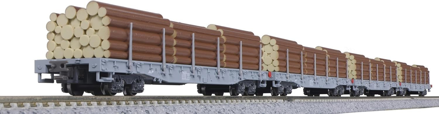 KATO 10-1891 N Gauge Rhaetian Railroad Long Car R-w Log Loading Set of 4 NEW