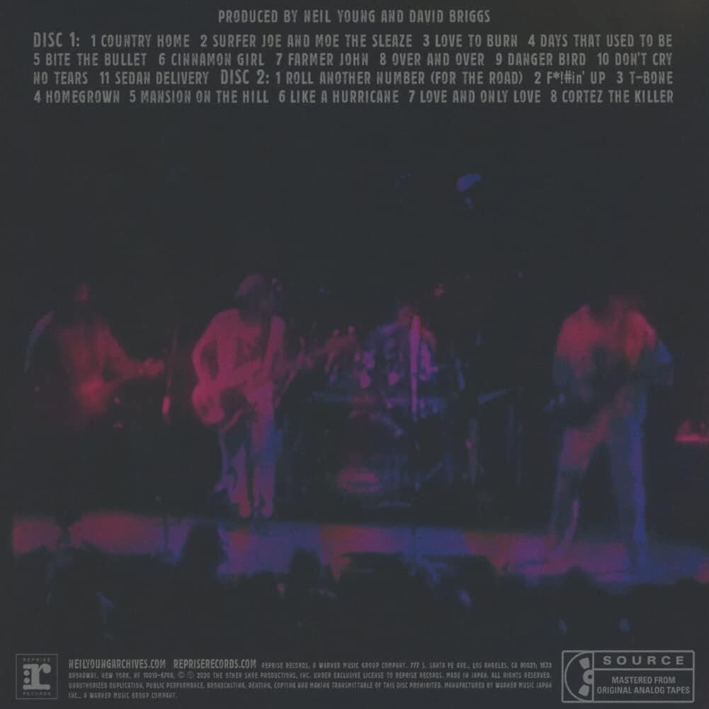 New NEIL YOUNG & CRAZY HORSE Way Down In The Rust Bucket 1990LIVE JAPAN 2 SHM CD