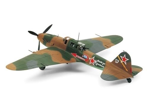 Tamiya 25212 Illyushin IL-2 Sturmovik & GAZ-67B Set 1:48 Model Kit New