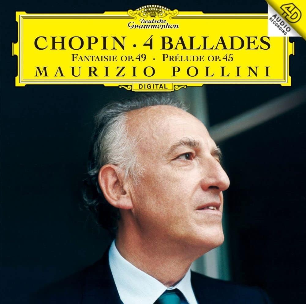 Maurizio Pollini Piano CD (SHM-CD) Chopin 4 Ballades/Fantaisie/Prélude-25 OBI