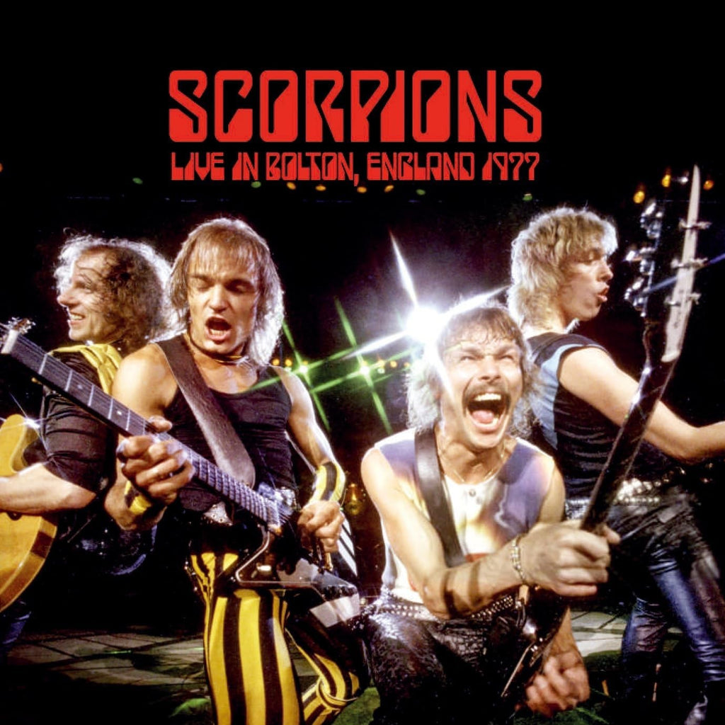 CD New Scorpions Live In Bolton, England 1977 Japan Edition Remastered Obi
