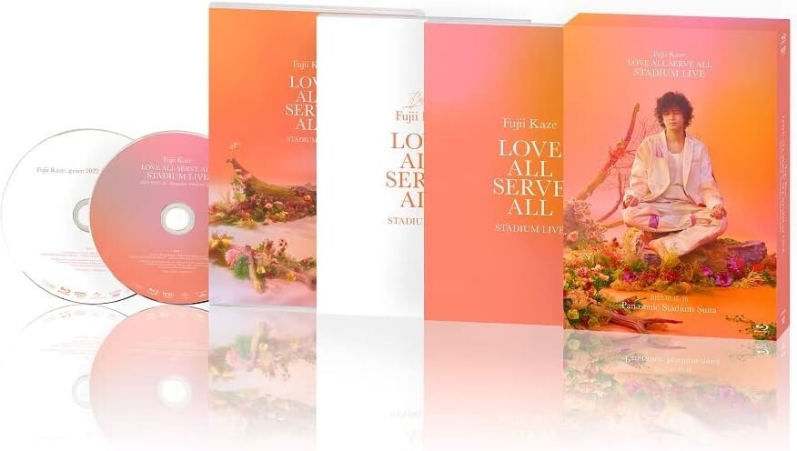 Fujii Kaze LOVE ALL SERVE ALL STADIUM LIVE Blu-ray with English Subtitles new