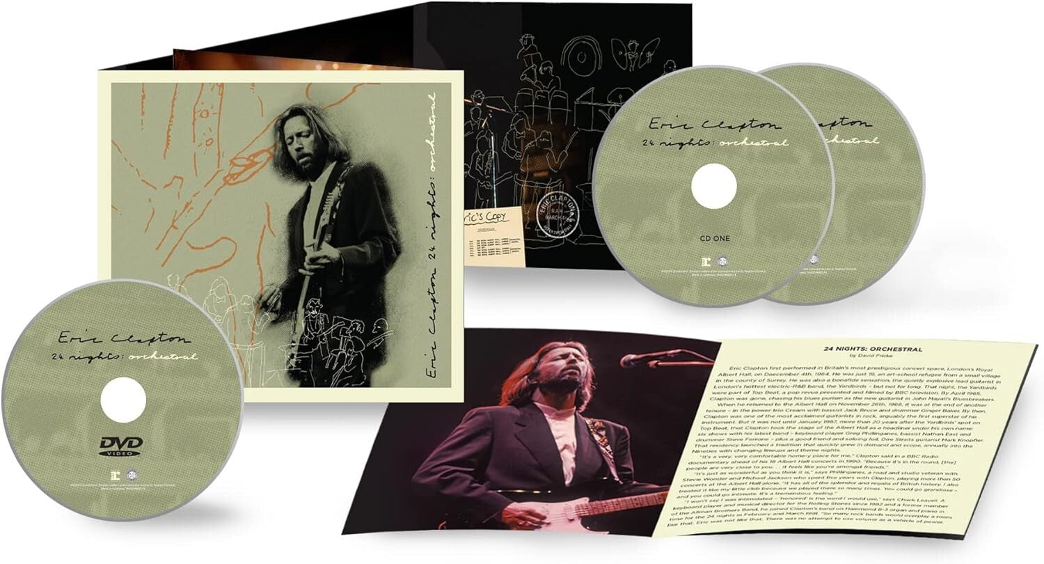 ERIC CLAPTON-24 Nights: Orchestral-JAPAN 2SHM-CD DVD NEW