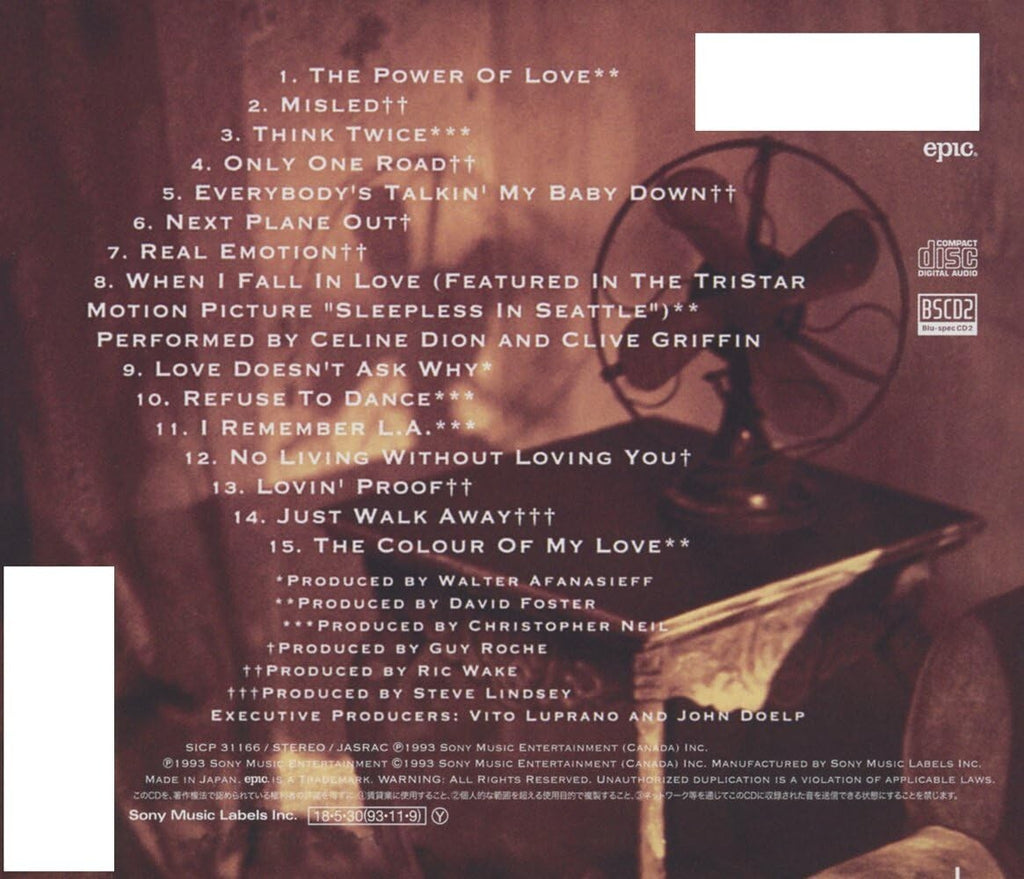 CD Celine Dion - love stories [Blu-spec CD2]