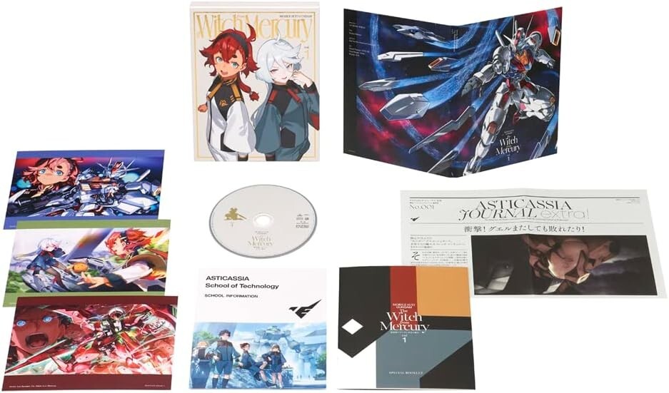 Mobile Suit Gundam: The Witch from Mercury Vol.1 Blu-ray+Booklet BCXA-1822 Japan