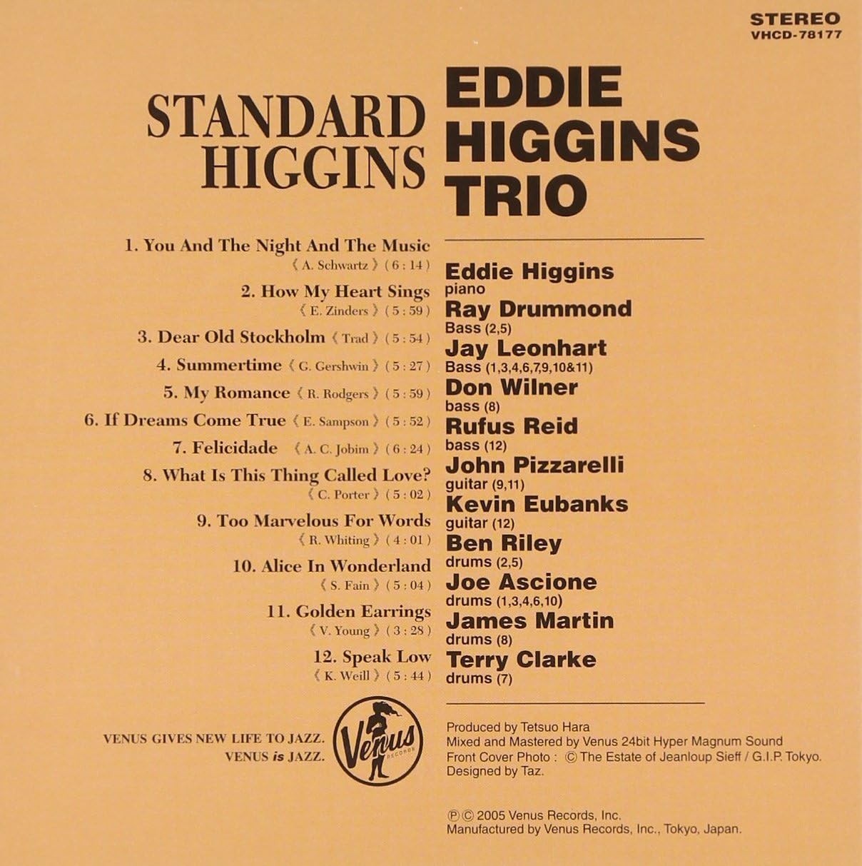 CD New Eddie Higgins Trio Jazz Standard Higgins Paper Sleeve Japan OBI*