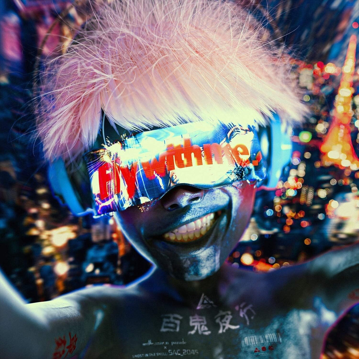 TV ANIME GHOST IN THE SHELL SAC_2045 OP THEME Fly with me CD+DVD +Track JAPAN