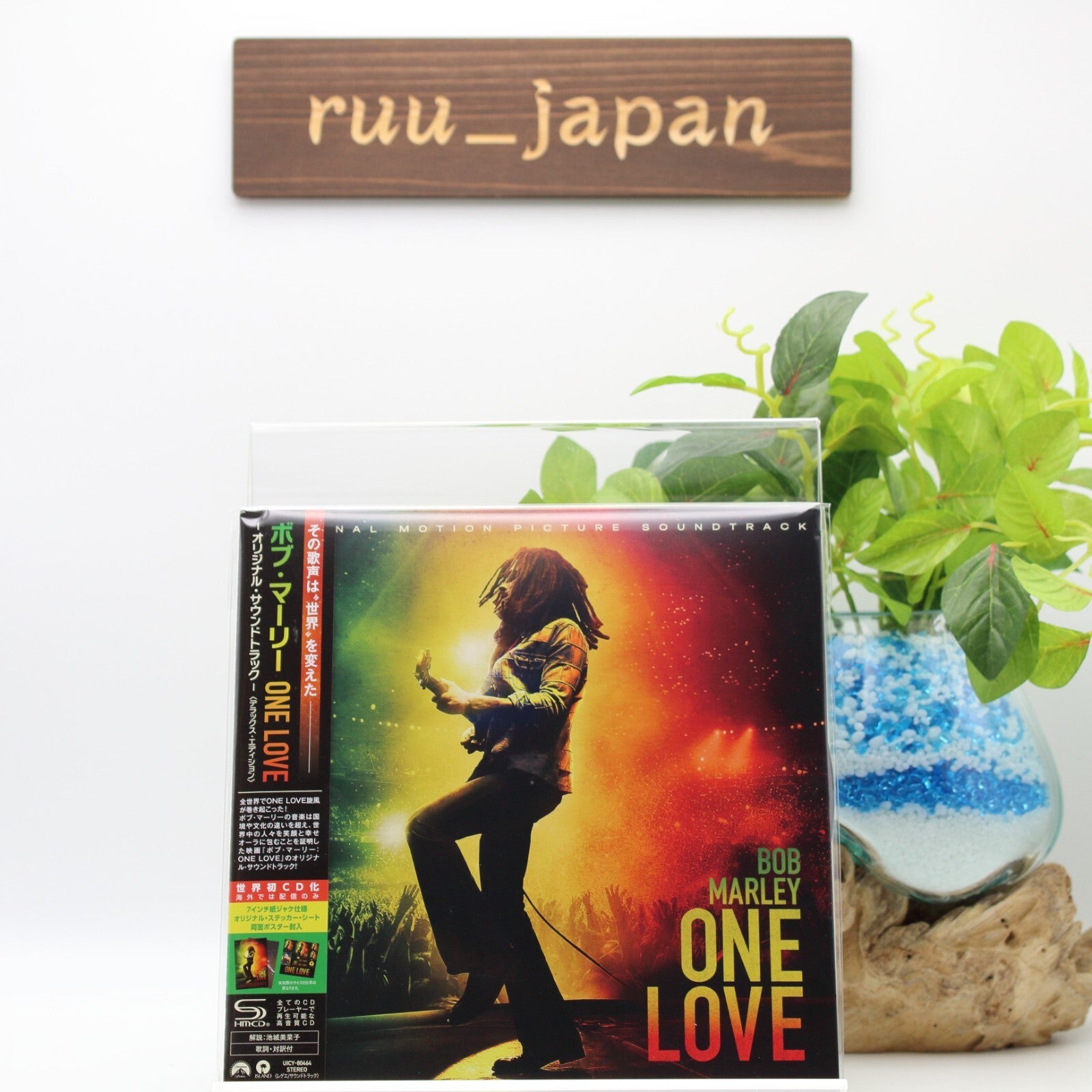 New BOB MARLEY ONE LOVE Original Soundtrack SHM-CD+Sticker Sheet+Poster+Booklet