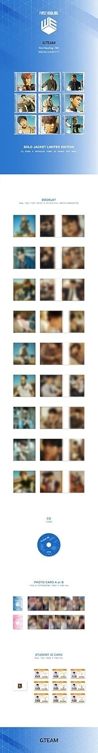 &TEAM 2nd EP First Howling : WE Solo Jacket Limited Edition YUMA CD NEW