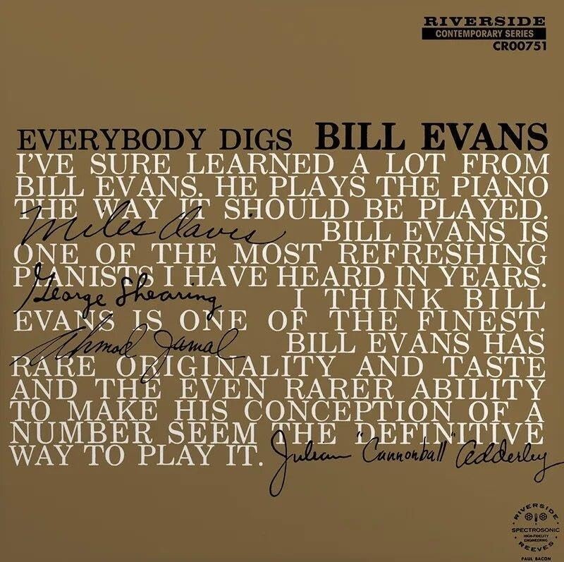 New BILL EVANS TRIO EVERYBODY DIGS BILL EVANS JAPAN SHM SACD MONO