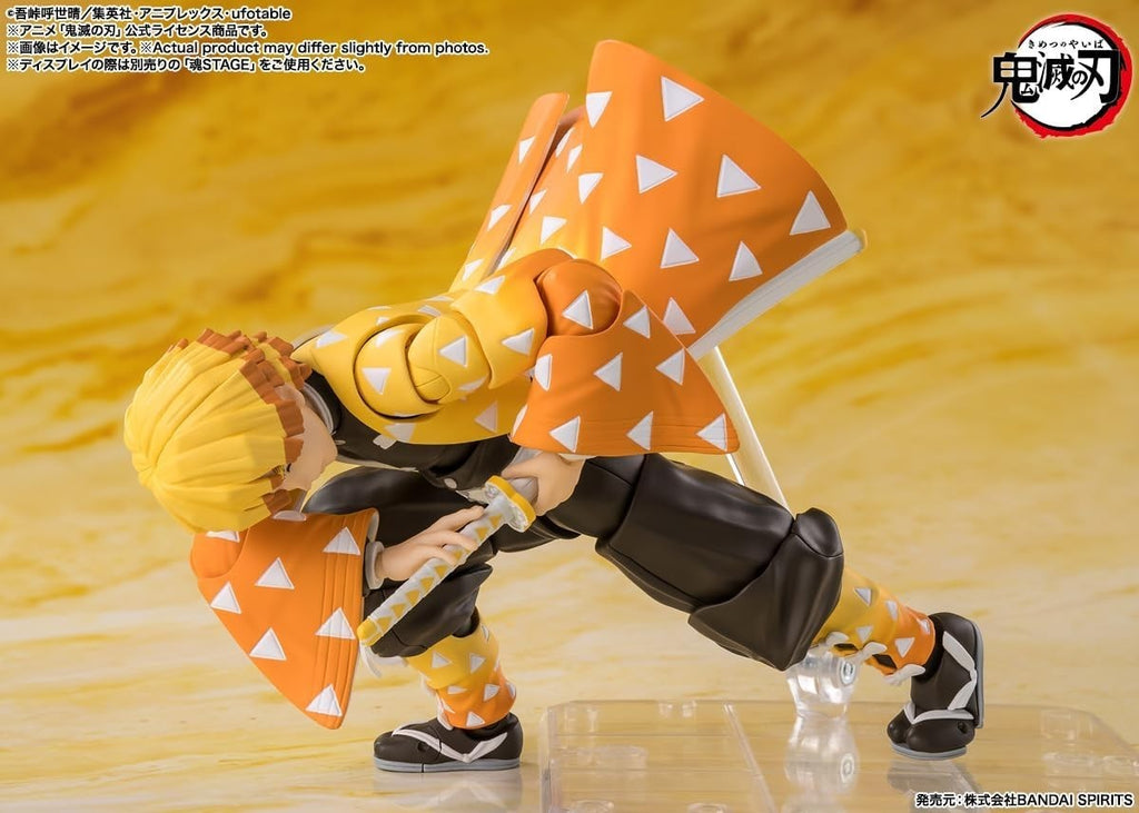 Im-Stock Bandai S.H.Figuarts SHF Figure Agatsuma (Demon Slayer: Kimetsu Yaiba)