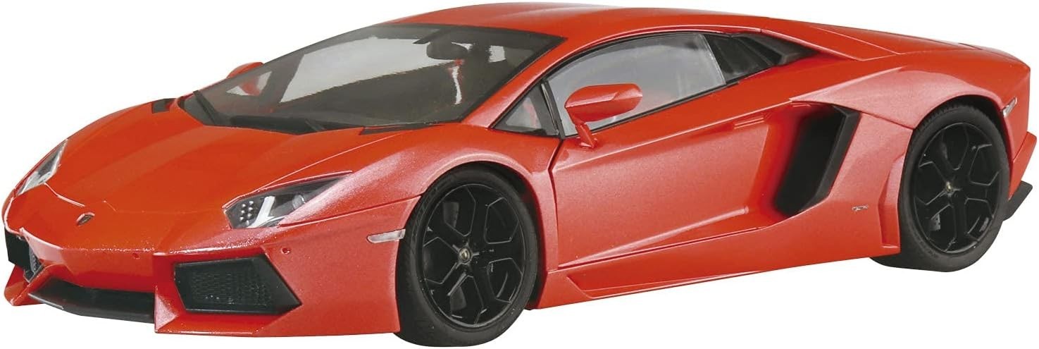 AOSHIMA 1/24 Pre-painted Model Series 2011 Lamborghini Aventador Orange NEW