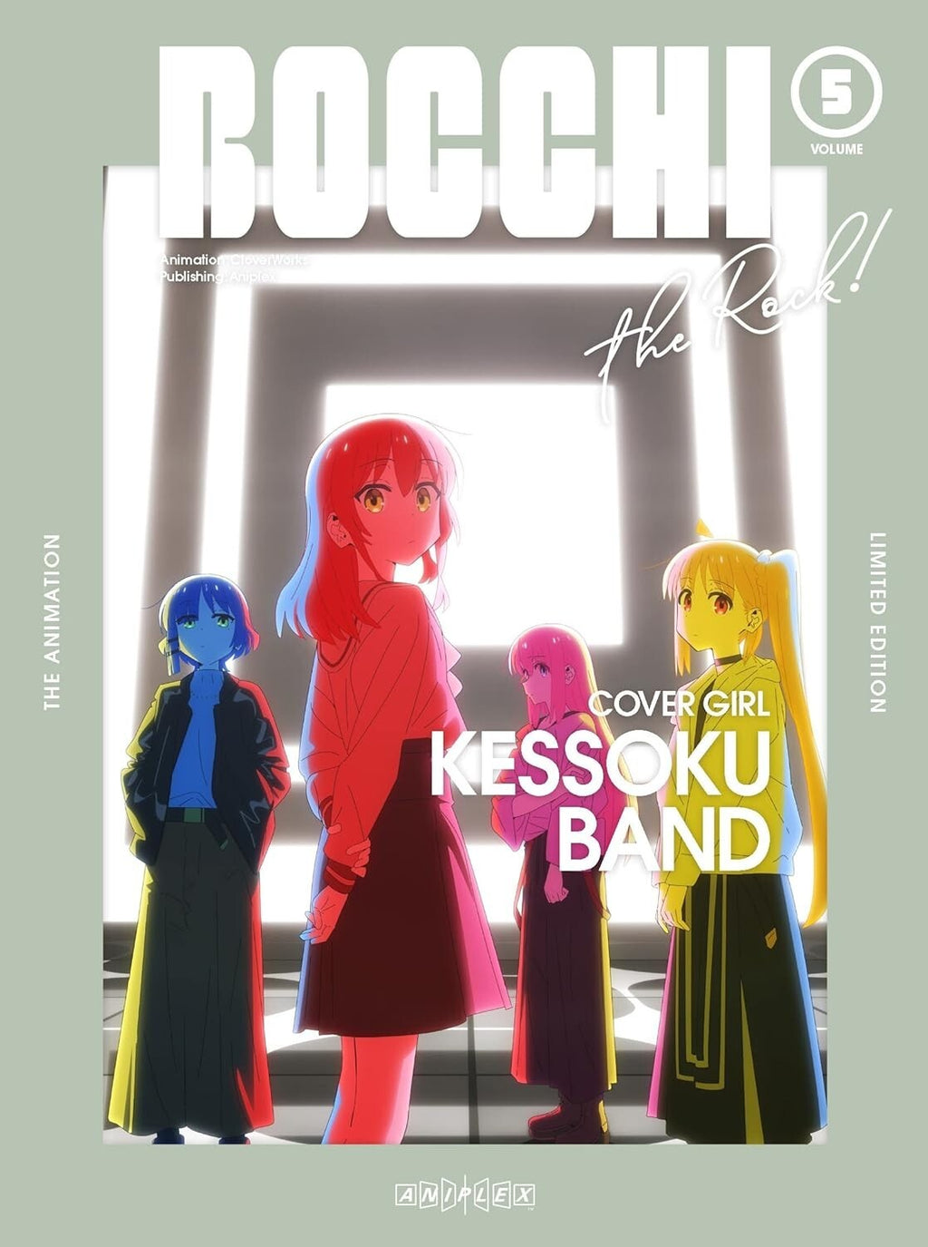 Bocchi the Rock! 5 Limited Edition Blu-ray Cover Girl Kessoku Band New