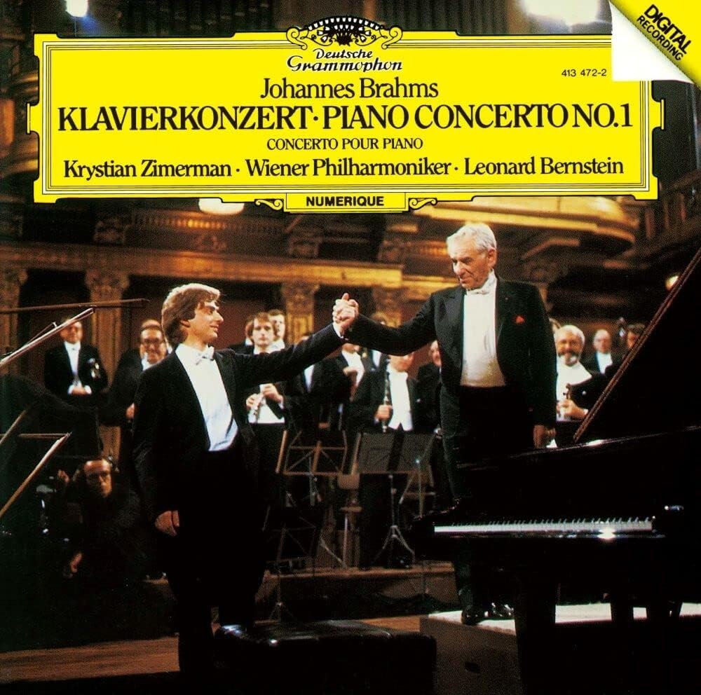 New Krystian Zimerman/Bernstein Piano CD(SHM-CD) Brahms Concerto No.1 Japan OBI