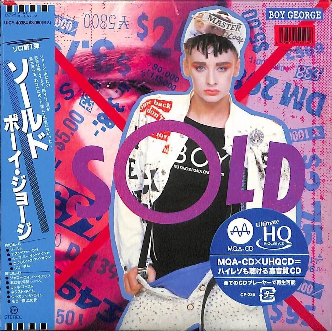 New Boy George Sold +6 Culture Club  Limited Edition Japan MQA UHQ MINI LP CD