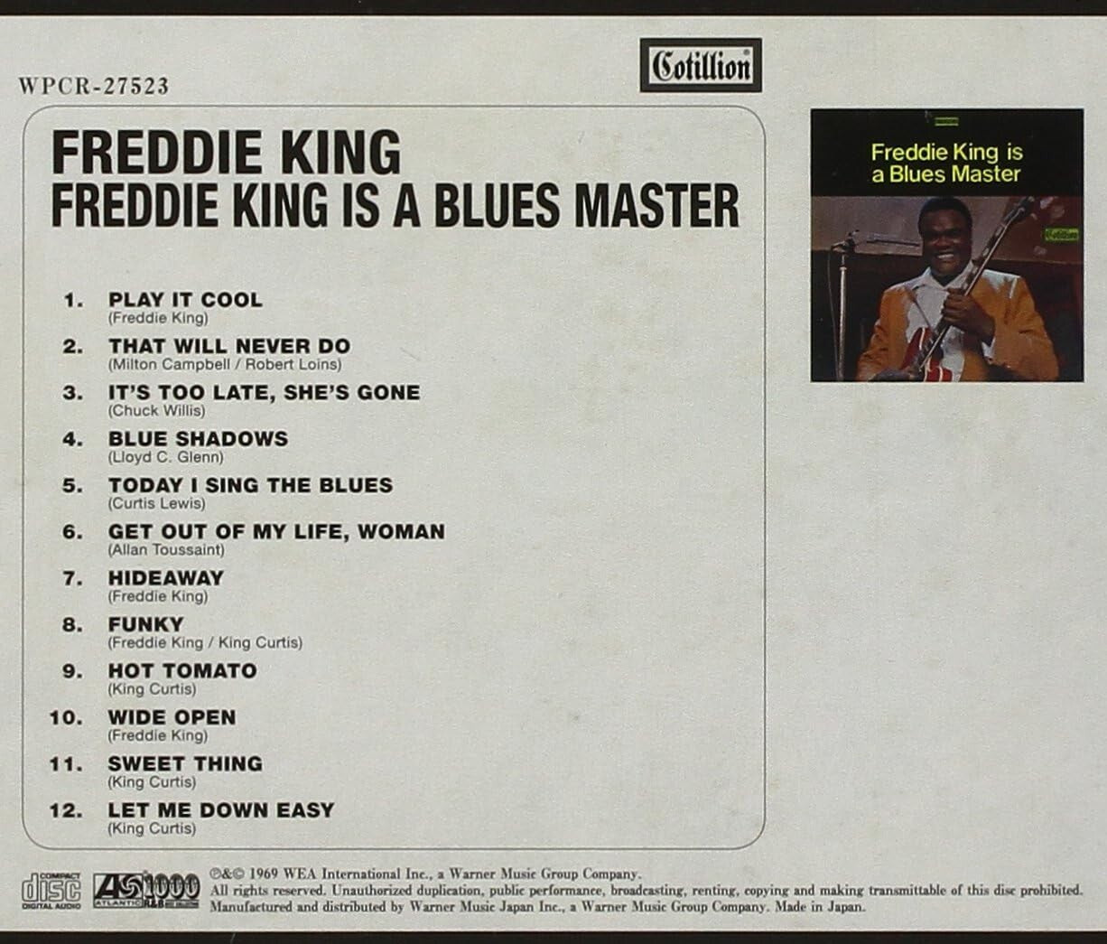 Freddie King CD ”Freddie King Is A Blues Master Japan OBI E New