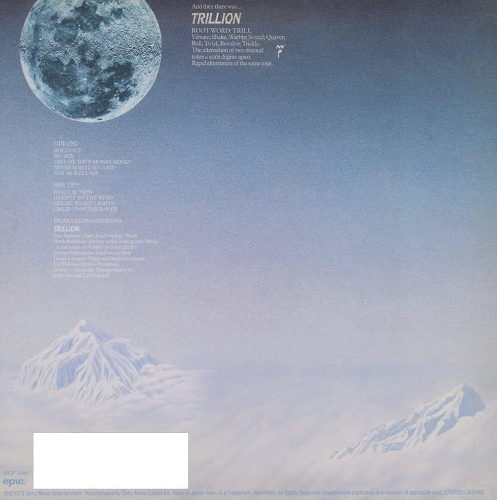 New TRILLION Trillion JAPAN MINI LP BLU-SPEC CD
