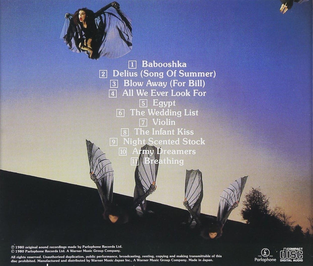 New Kate Bush CD Never For Ever Japan OBI