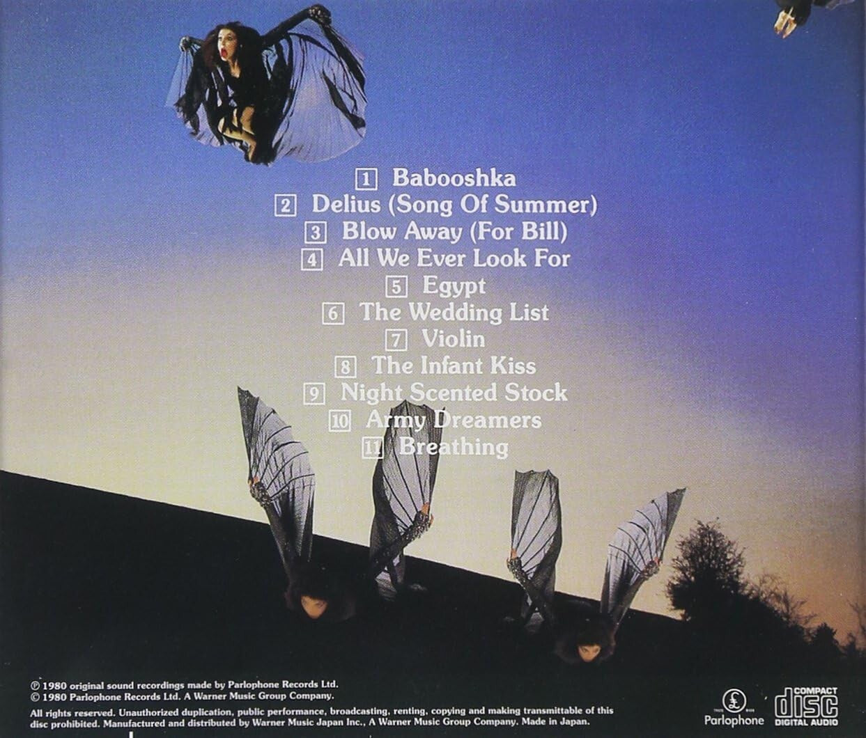 New Kate Bush CD Never For Ever Japan OBI
