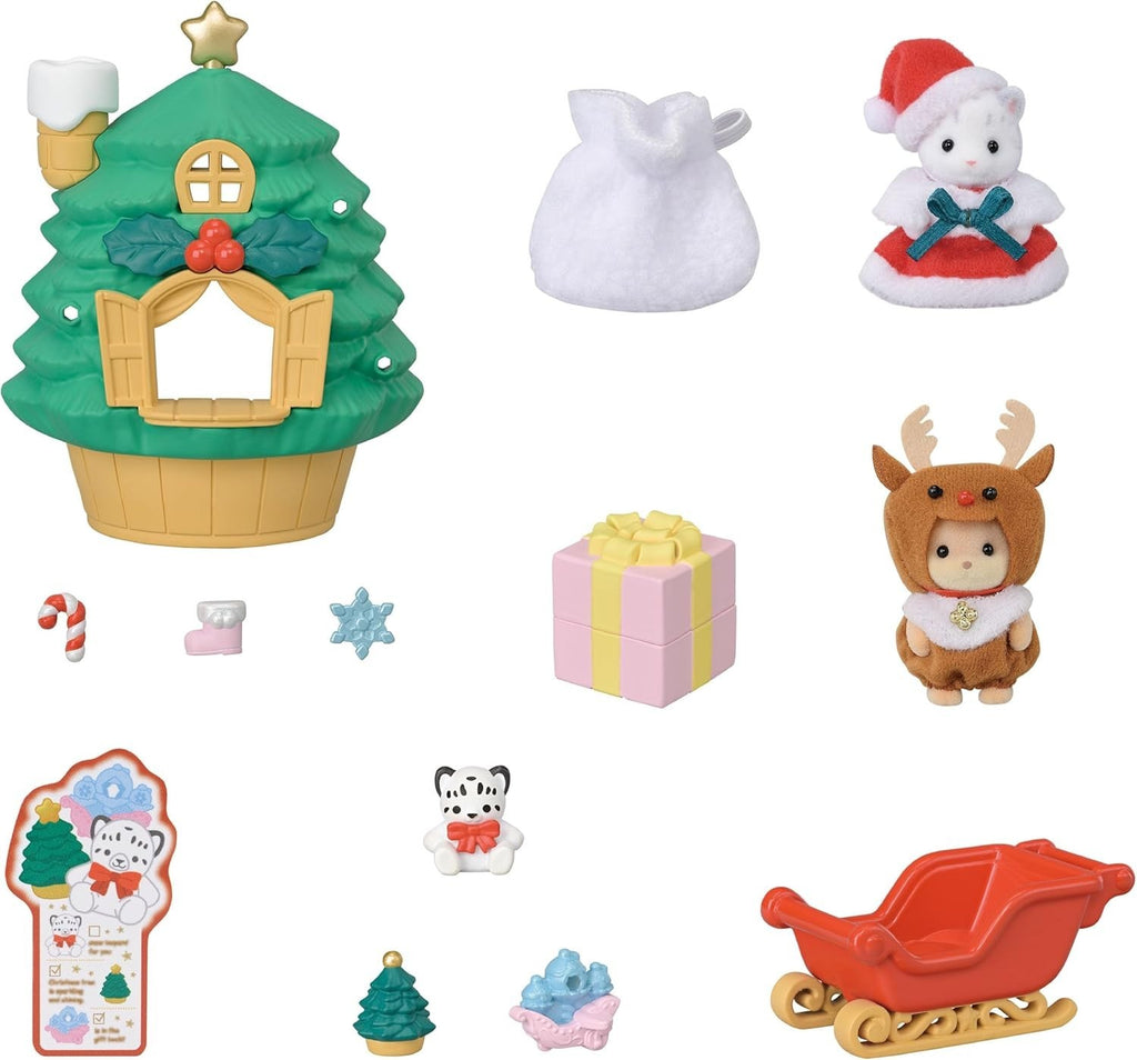 Sylvanian Families Seasonal [Baby Santas Christmas Tree House] SE-214 ST NEW