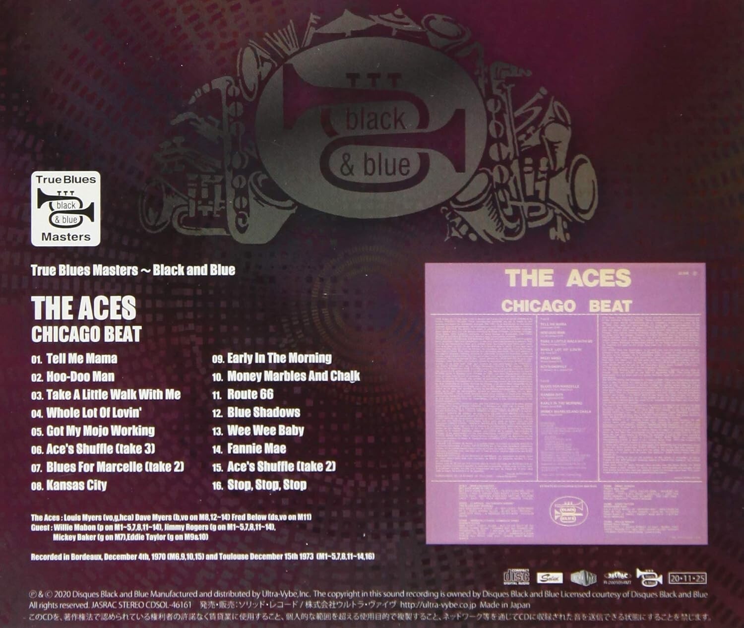 ACES-CHICAGO BEAT-JAPAN CD Ltd/Ed New