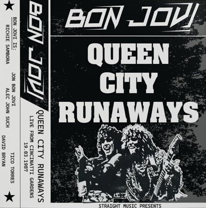 New BON JOVI QUEEN CITY RUNAWAYS LIVE FROM CINCINNATI GARDENS 1987 Japan