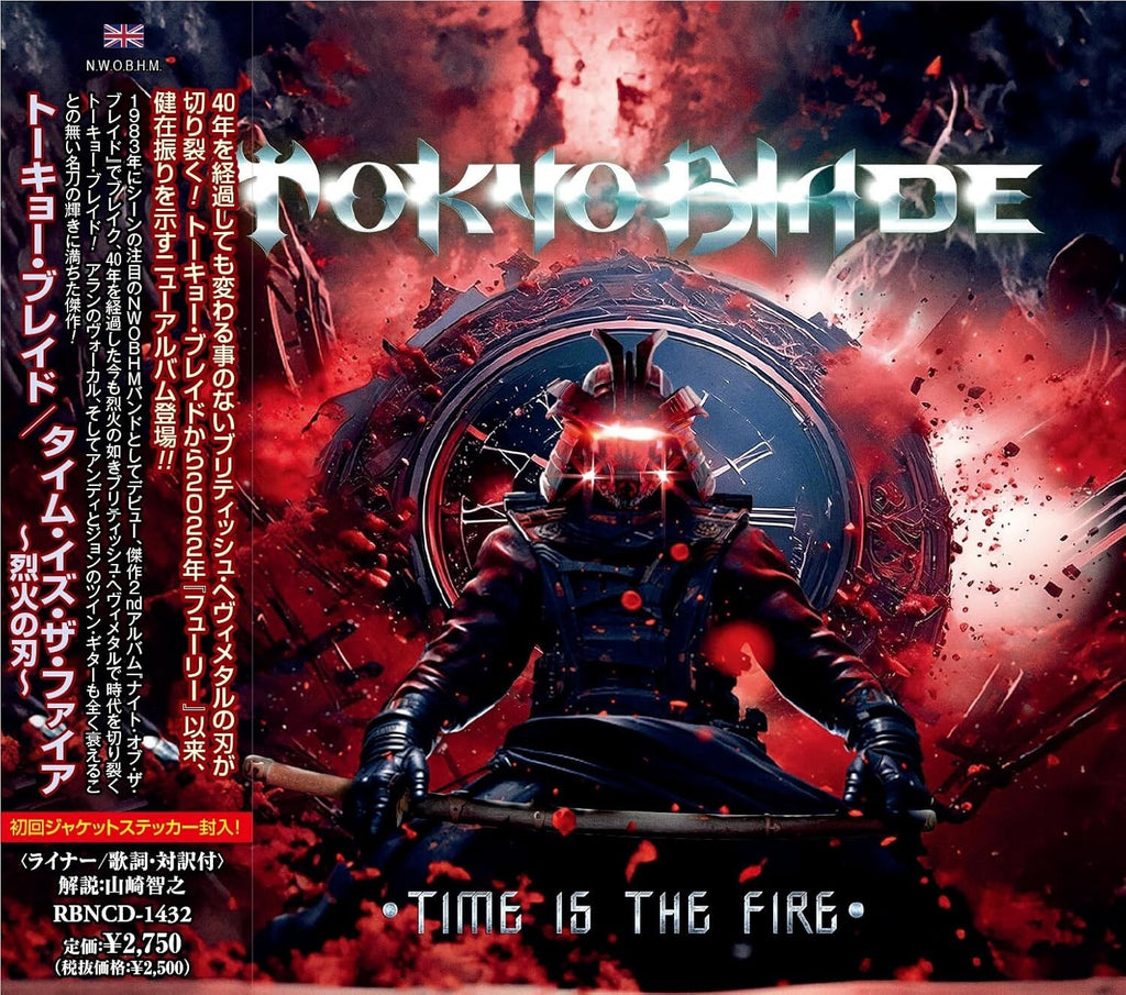 New TOKYO BLADE Time Is The Fire  2025 JAPAN CD