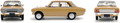 Fujimi Model 1/24 Inch Up Series No.318 Mazda Familia ID-318 New