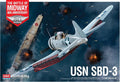 Academy 12345 1/48 US Navy SBD-3 Dauntless  Operation Midway Plastic Model NEW