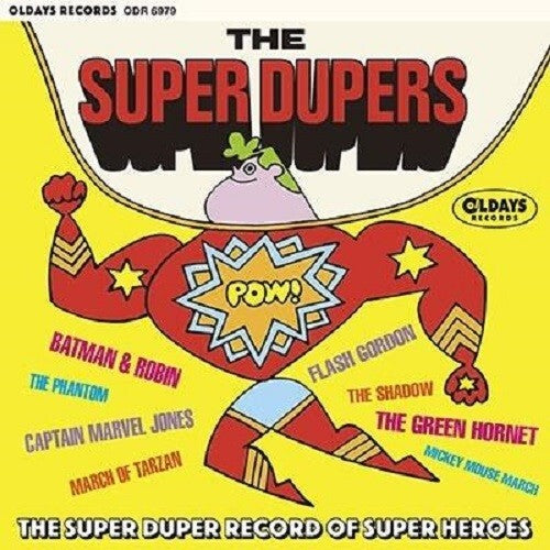 The Super Dupers Record Of Super Heroes with Bonus Tracks JAPAN CD NEW