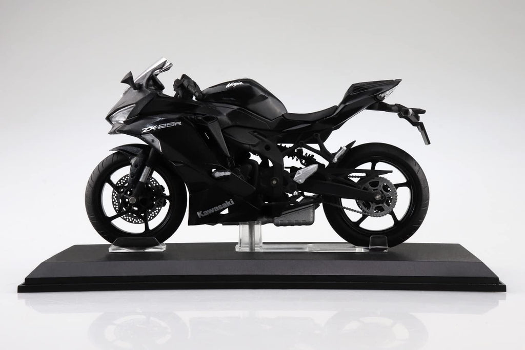 Aoshima Kawasaki Ninja ZX-25R (Metallic Spark Black) 1:12 Scale Diecast Bike NEW