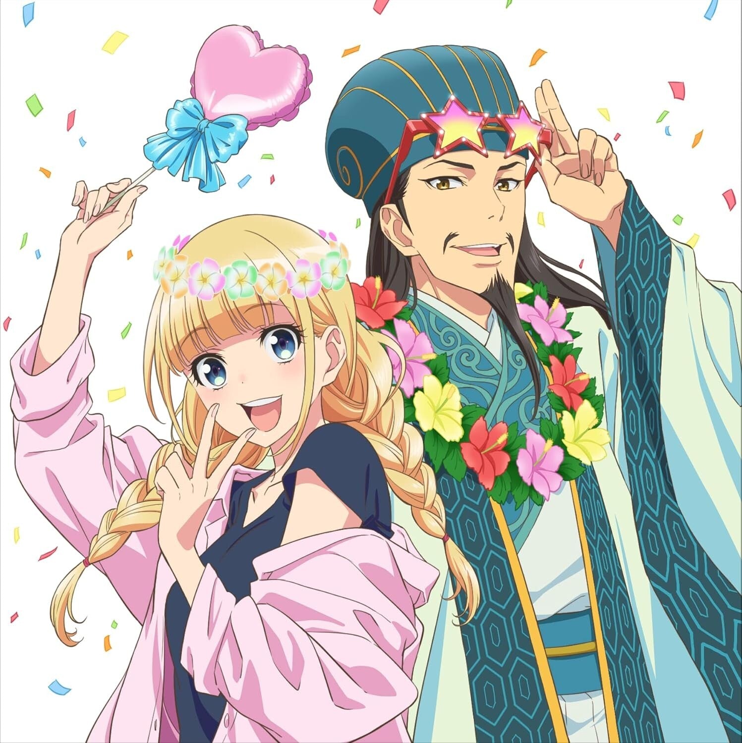 Anime Paripi Komei ED theme Feeling great Ya Boy Kongming! Music CD Japan