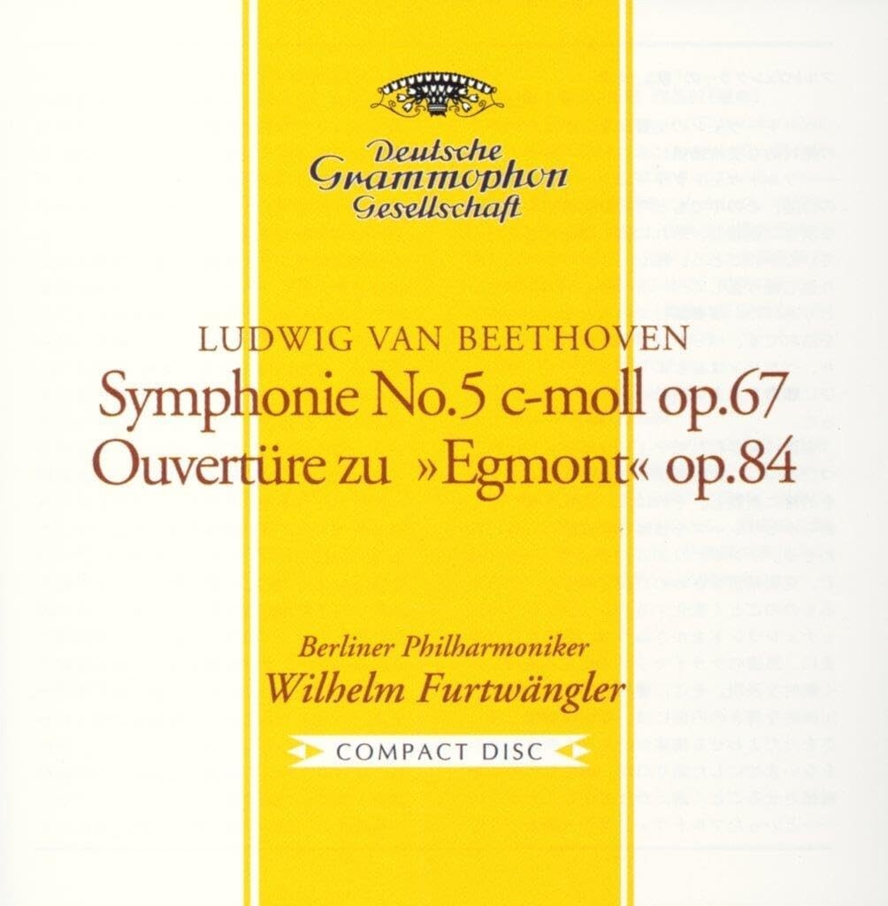 New Wilhelm Furtwängler BPh Beethoven Symphony No. 5 Egmont UHQCD JAPAN