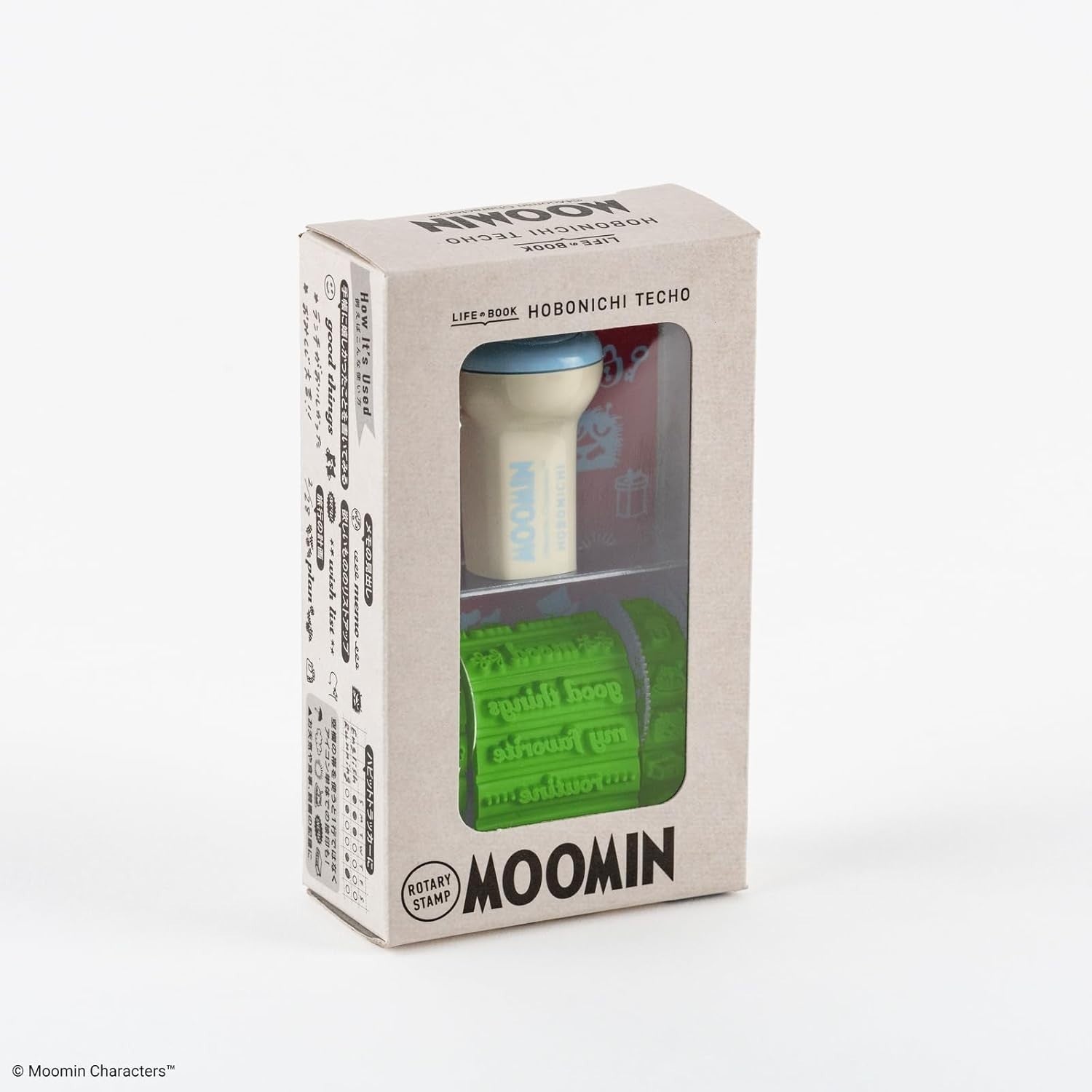 Sanbi x Hobonichi Techo / Moomin Rotating Stamp for Use with Planners NEW