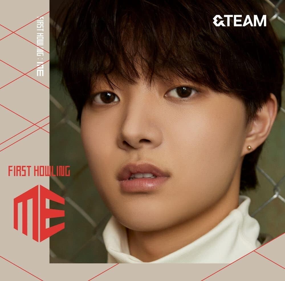 New &TEAM Japan 1st EP [First Howling : ME] (CD+Photocrad) EJ Solo Jacket