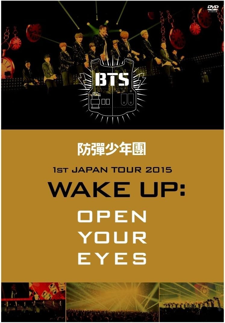 BTS 1st JAPAN TOUR 2015 WAKE UP: OPEN YOUR EYES LIVE DVD New