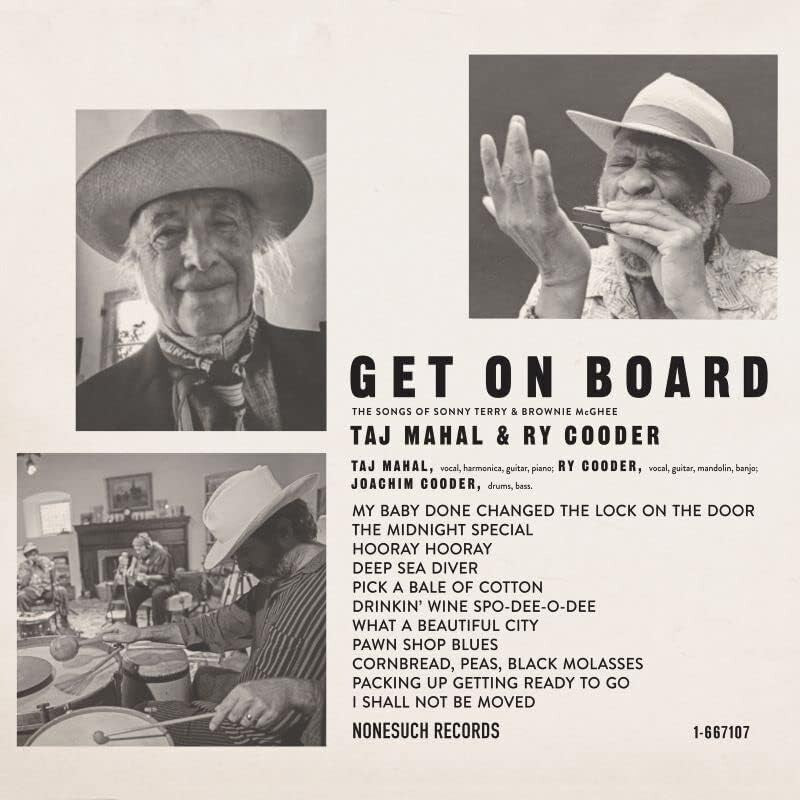 TAJ MAHAL & RY COODER GET ON BOARD JAPAN CD NEW