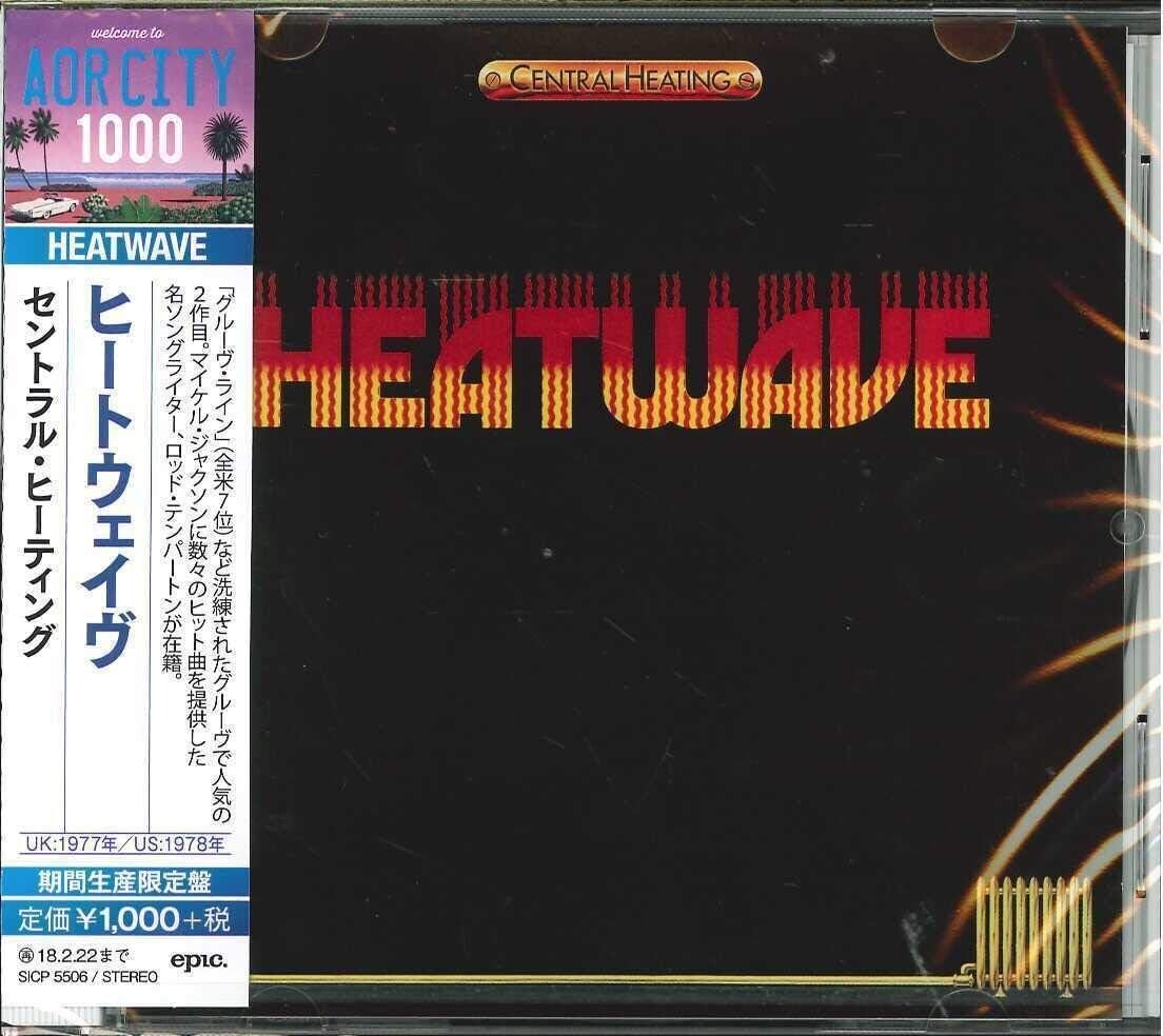 Heatwave Central Heating (Limited Edition) Japan Music CD Bonus Track NEW