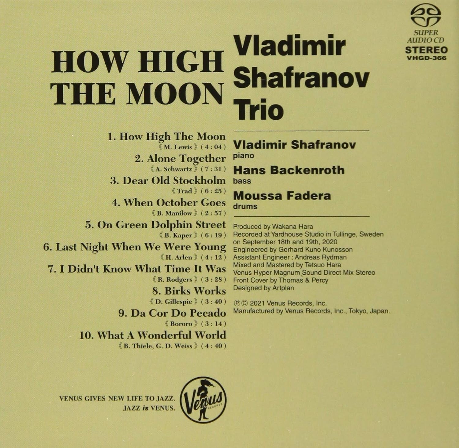 How High the Moon CD New