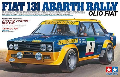 Tamiya 20069-000 300020069 Fiat Vehicle 1:20 131 Abarth Rally Olio  Faithful Ne