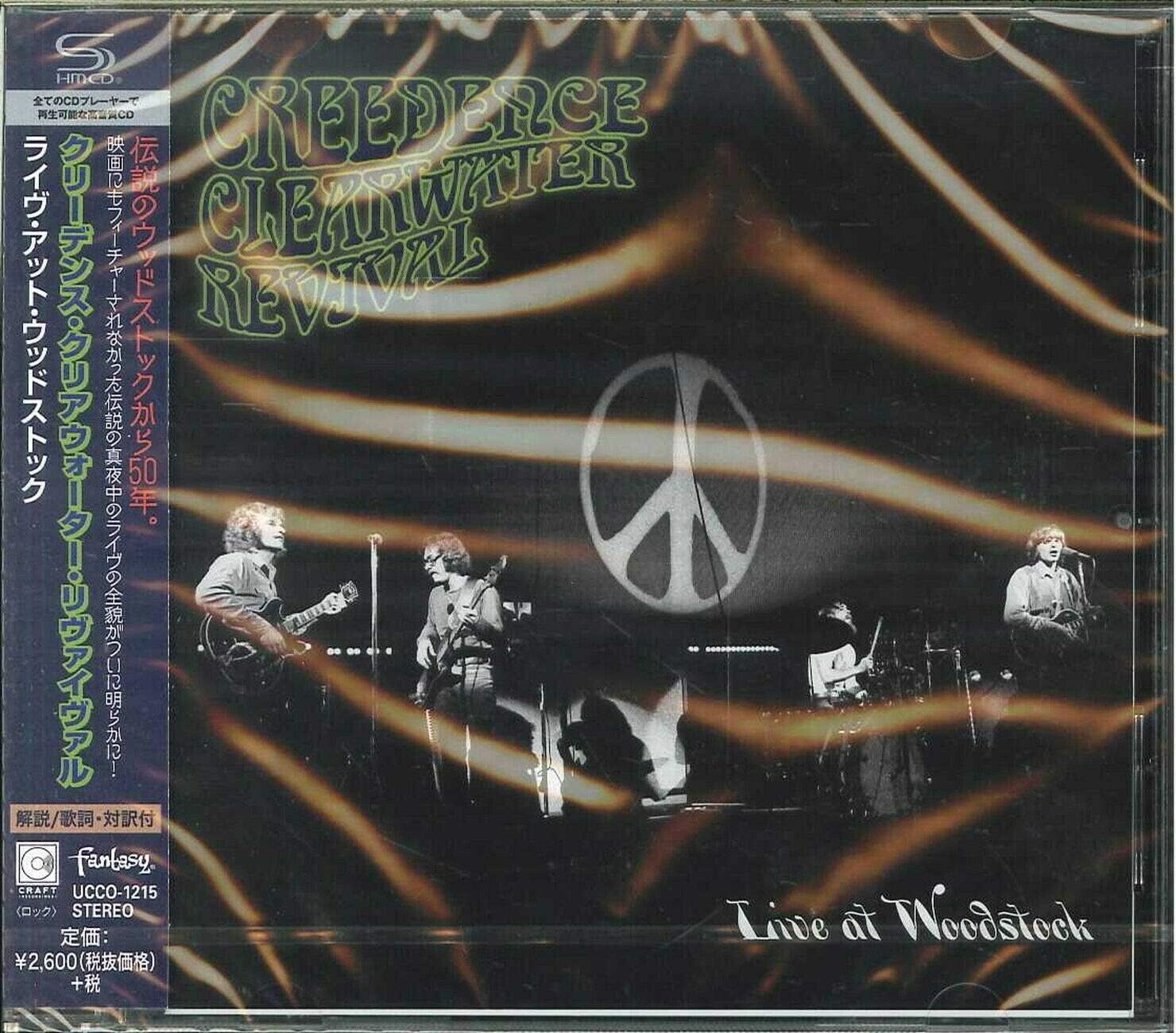 2019 CREEDENCE CLEARWATER REVIVAL C.C.R. LIVE AT WOODSTOCK JAPAN SHM CD New